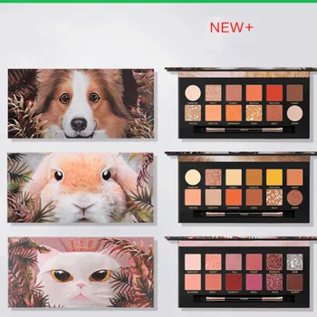 

12 Color Pigment Eyeshadow Make Up Animal Palette Matte Shimmer Glitter Charming Powder Eye Shadow Pallete Eye Makeup Focallure