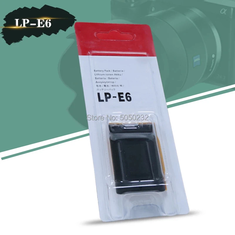 Аккумулятор для Canon EOS 5D Mark II III IV 5DS 5DSR 6D 7D 60D 60Da 70D 80D 7 2 в 1800 мАч | Электроника
