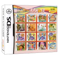 486 in 1 DS видеоигры картридж Консоли Карты Compilation все в 1 для nintendo DS 3DS 2DS - Цвет: 486 in 1
