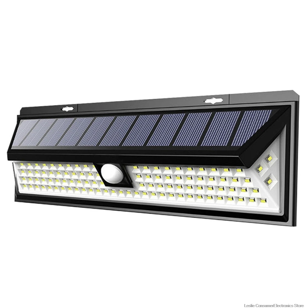 Three functions 118LED Солнечная лампа Открытый сад Водонепроницаемый PIR датчик движения светильник энергосберегающий уличный садовый светильник - Цвет: Three functions