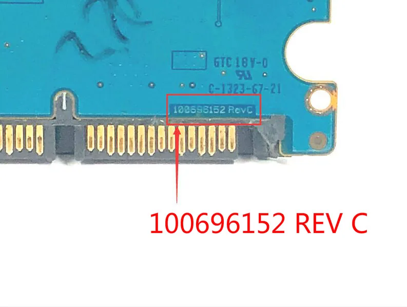 1 шт. оригинальная тест HDD печатная плата 100696152/100696152 REV C