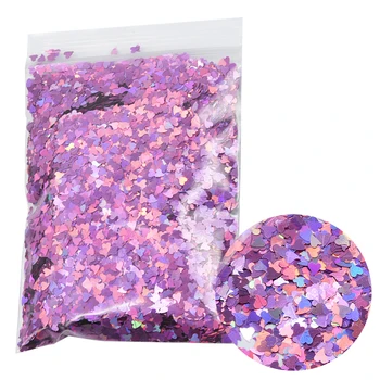 

G345346 Beautiful Crooked Peach Heart Solvent Resistant Glitter 3D Design Mix For Nail Salon Resin Craft Phone Case Decorate 50g