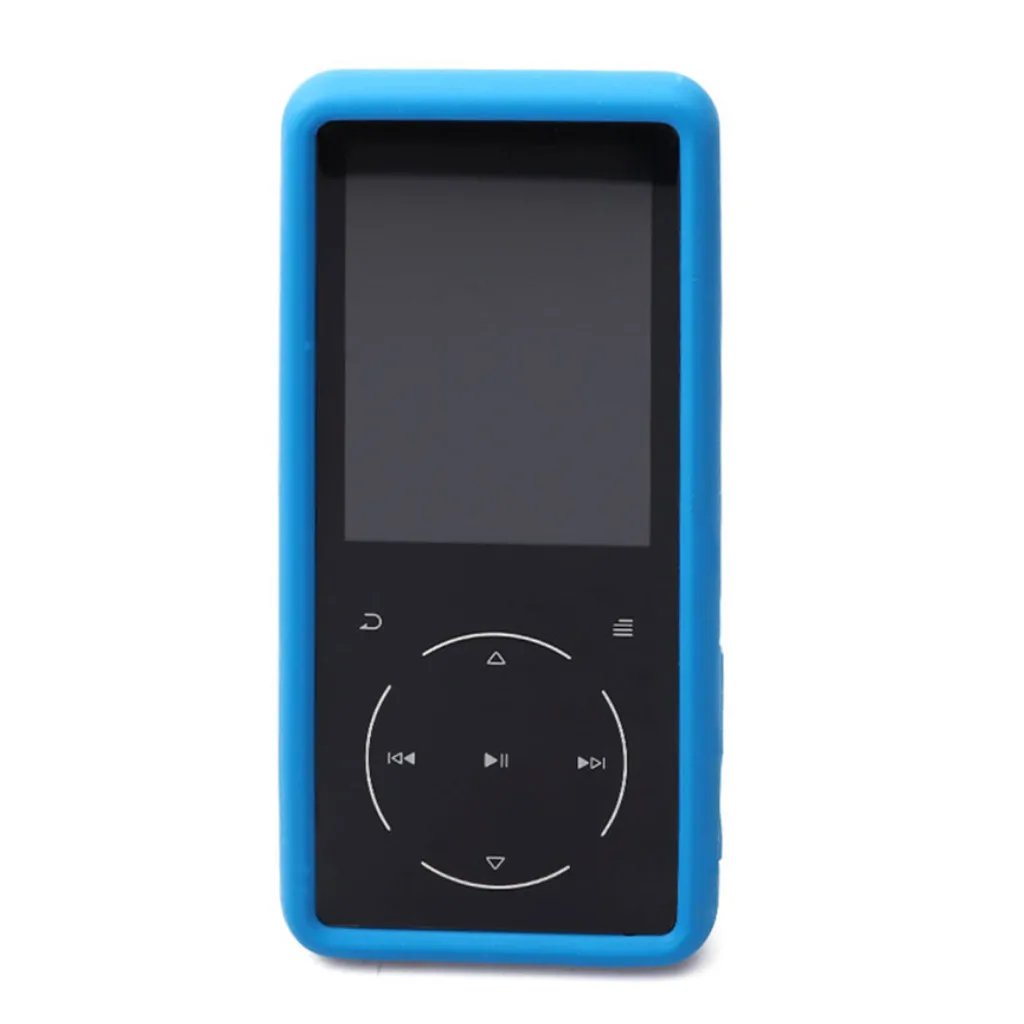 Sky Blue Anti-scratch Thin Soft Silicone Replacement Protective Case Non-Slip Cover Flexible Solid MP3 Player Case For SOULCKER D16 - Цвет: Sky Blue