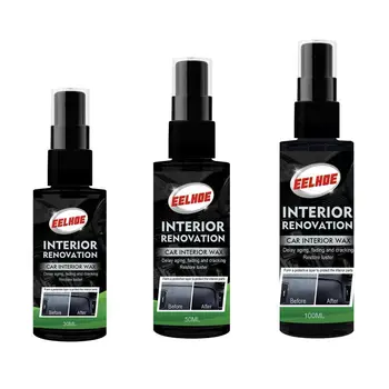 

100ml Auto Car Interior Cleaning Tool Multifunctional Cleaner Accessoires Agent Dedicated Auto Waxing Refurbishing Tire-whe U4G0