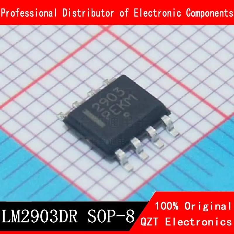 10PCS LM2903DR SOP8 LM2903 SOP LM2903DR2G SOP-8 SMD new and original IC 10pcs new lm2903dr2g smd 2903dr2g sop 8 voltage comparator ic chip