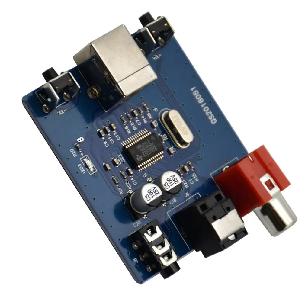 USB DAC для S/PDIF звуковая карта Выход F/PC 2 канала аналоговый Выход USB интерфейс декодер доска Модуль коаксиальный модуль Hi-Fi