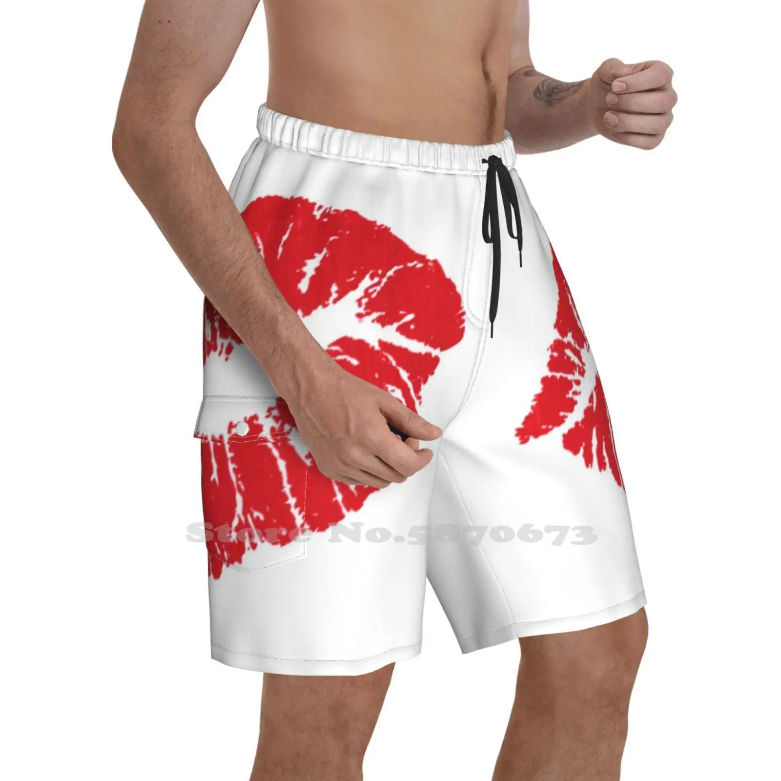 Pantalones cortos deportivos Kardashian, morados, labios libro de beso, cama, cosas Idk aburridos, Must|Pantalones cortos de surf| -