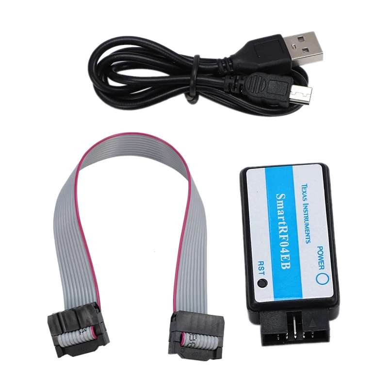 1 компл. Черный ZigBee эмулятор Смарт RF04EB ZigBee эмулятор загрузчика CC1110 CC2530 USB 2,0 модуль загрузчика MCU M100