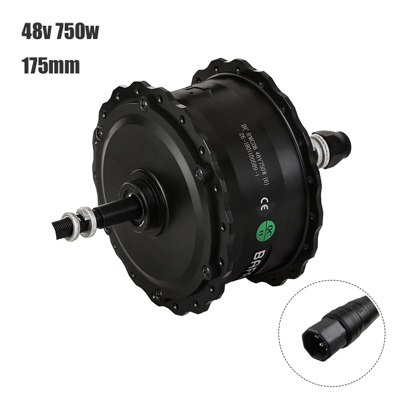 Cheap BAFANG 48V 750W Brushless Geared Bafang Hub Motor RMG06 D/DC 750W Rear Motor OLD 175mm / 190mm 8Fun Electric Bike Rear Hub Motor 0