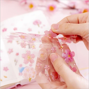 

20packs Cherry Blossom Series decoration sticker DIY Diary scrapbooking planner sticker Gift for Girl wedding stickers