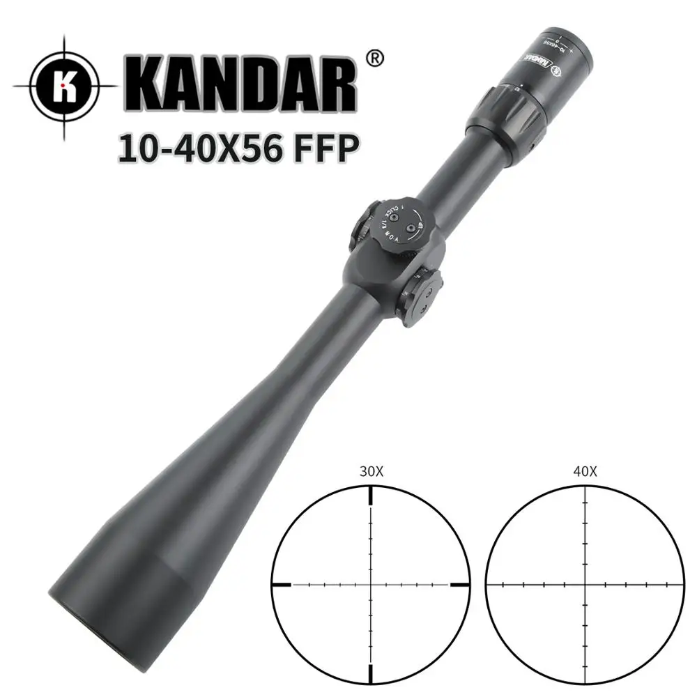 KANDER 10 40X56 FFP Airsoft Air Gun Охотничий Тактический прицел оптический снайперской