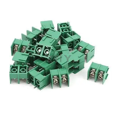

20 Pcs 7.62mm Pitch 2Pin Pluggable Type PCB Mount Screw Terminal Block Connector