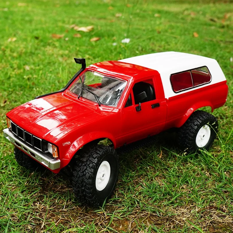 WPL C-24 1/16 Масштаб RC автомобиль Рок Гусеничный 4WD внедорожник военный грузовик лучшая игрушка красный