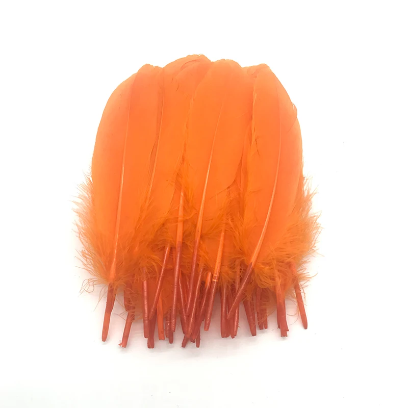 Горячая Распродажа 20 шт./лот перья из хвоста фазана 25-30 см/10-12 дюймов перья фазана центральные свадебные украшения - Color: Orange