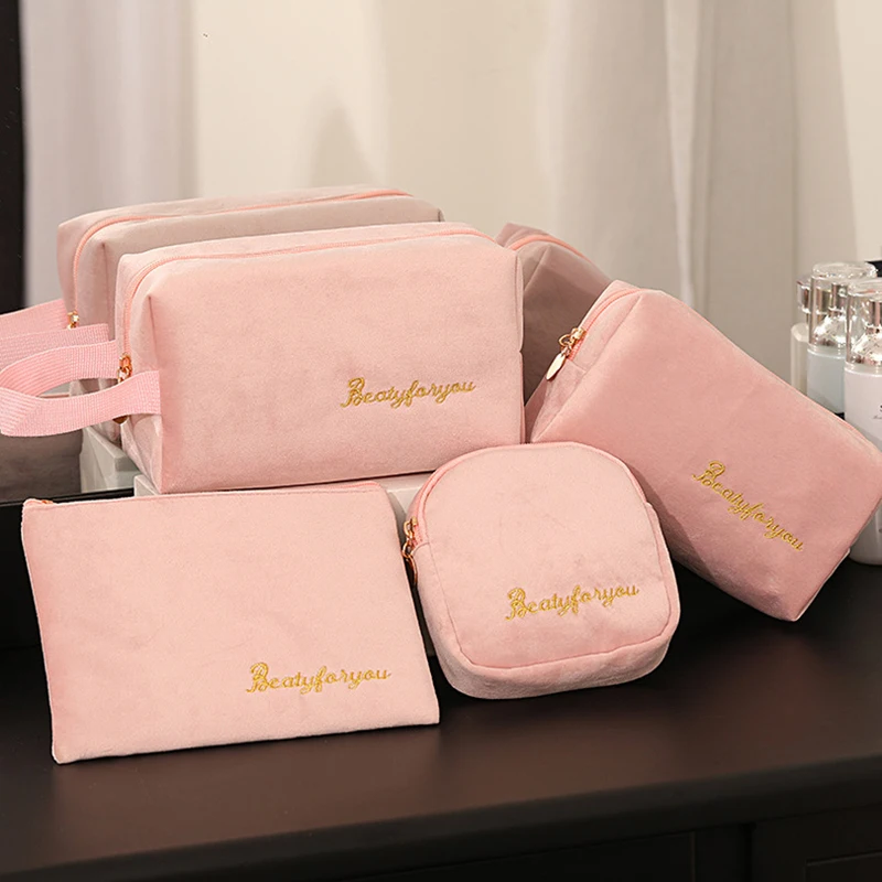 Женская дорожная многофункциональная сумочка-косметичка, сумка для макияжа, органайзер, портативный чехол для макияжа, сумка для хранения, сумочка, набор туалетных и косметических принадлежностей, коробка - Цвет: pink