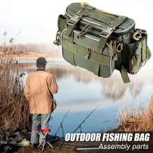 Горячая рыболовные сумки износостойкие многофункциональные сумки через плечо сумка для рыбалки приманка рыболовные снасти пакеты