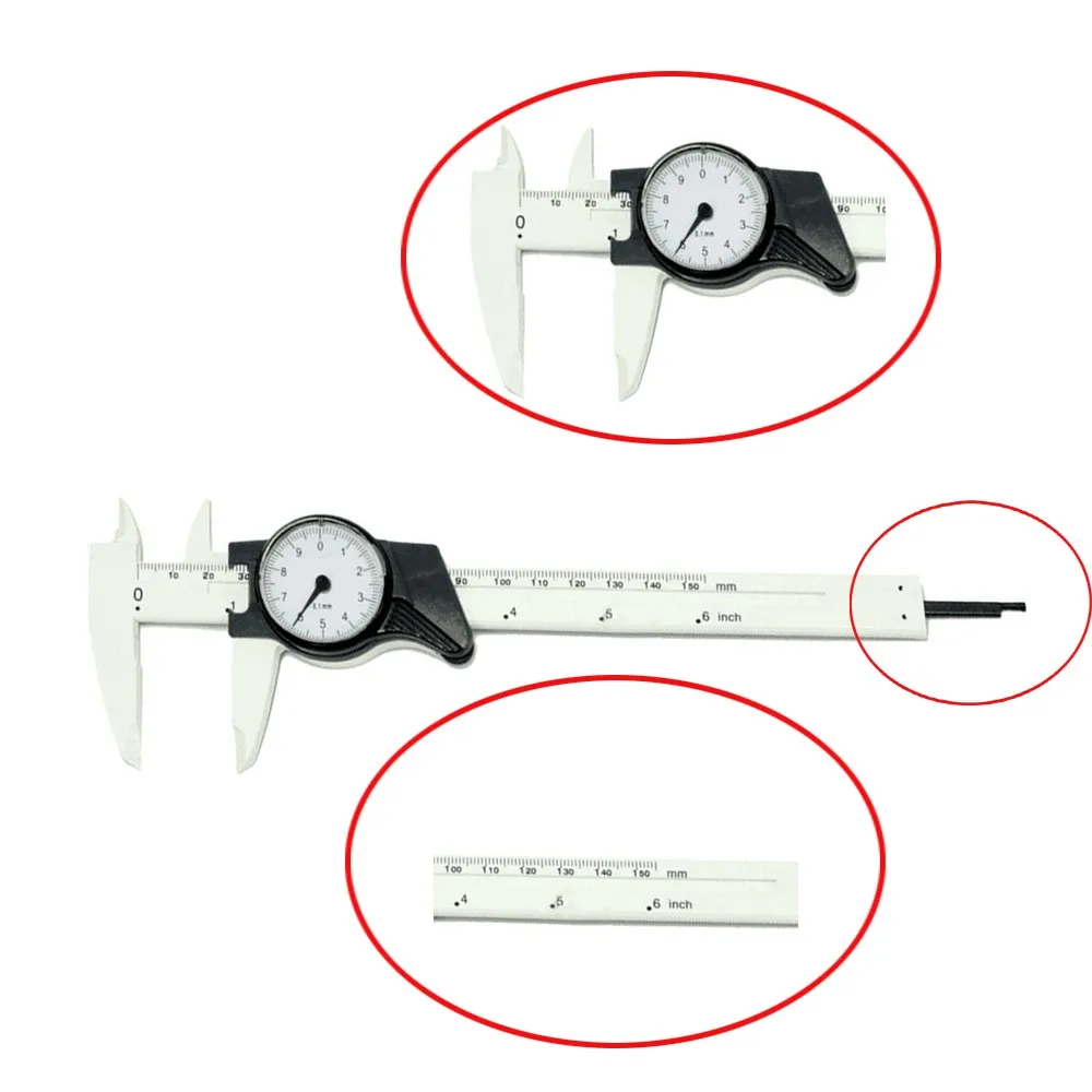 Измерительный инструмент с метрическим манометром, штангенциркуль 0-150 мм/0,02 мм, ударопрочный прецизионный штангенциркуль из нержавеющей стали# N