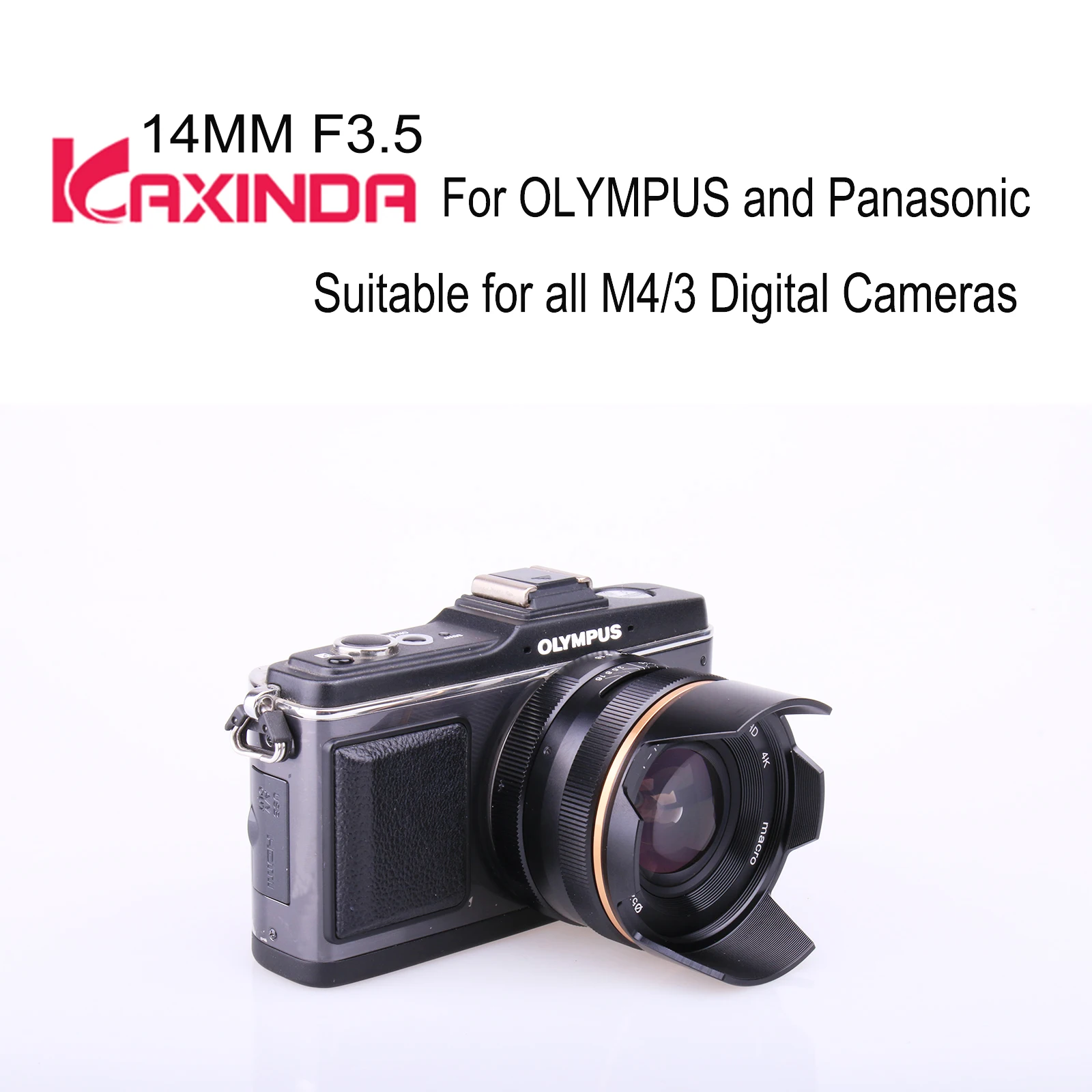 Kaxinda 14 мм f/3,5 широкоугольный ручной объектив для микро 4/3 беззеркальная камера