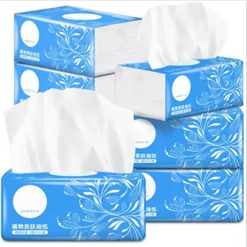 

10 bags 3Layers Toilet Paper Native Wood Pulp Disposable Face Cleansing Soft Paper Toilet Bath Tissue Oil Blotting Paper a