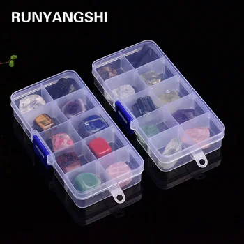 

10pc/set Irregular Tumbled Mini Ores Stone Collection Art Ornament Decoration Set Gifts Stones And Crystals Natural Minerals