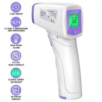 

Forehead Thermometer Non-Contact Infrared Thermometer Electronic Thermometer for Children Men Women Body Temperature Measurement