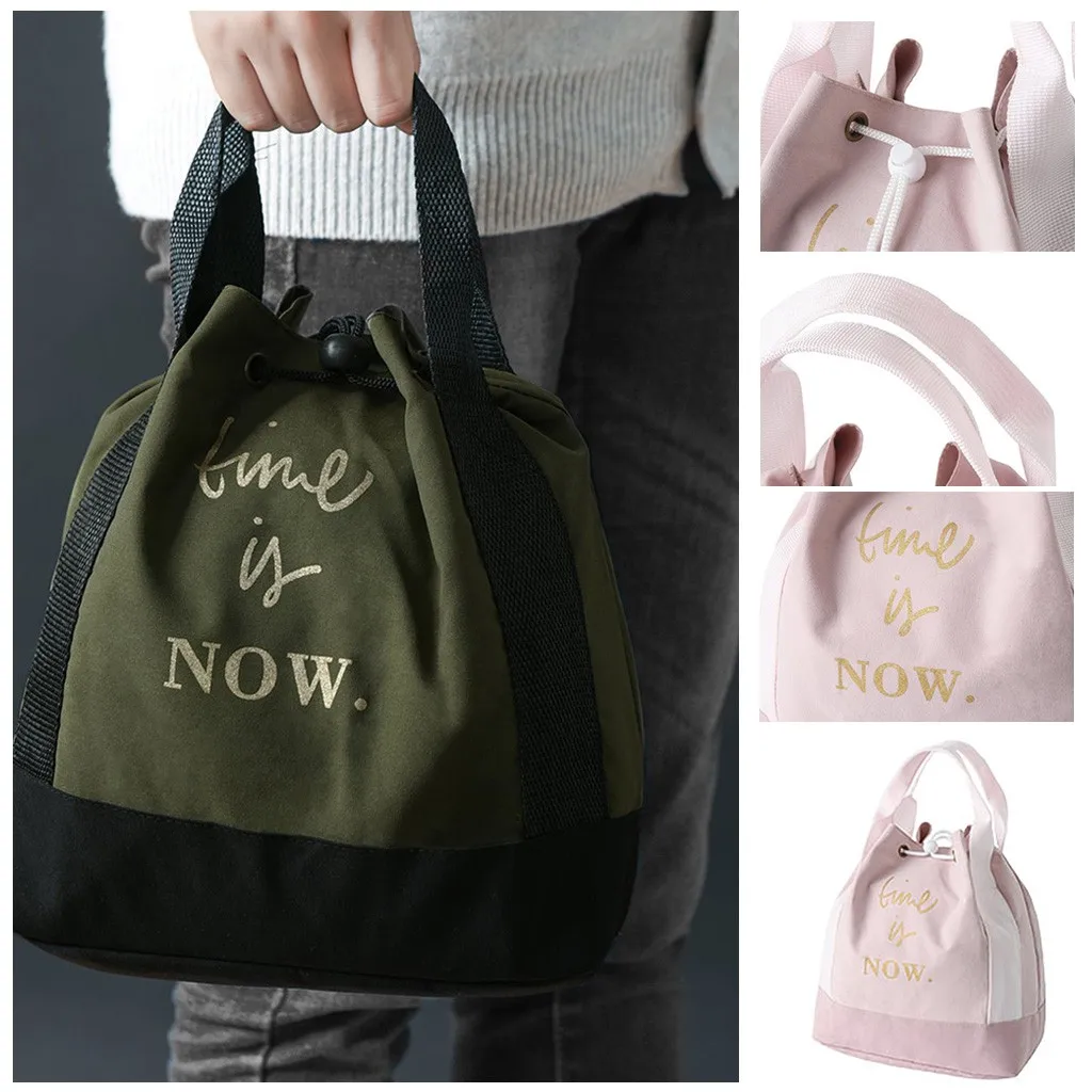 heat preservation lunch bags Large Capacity Thickened Portable Insulation Bag Lunch Picnic Bag for travel Drawstring bag#1010Y20