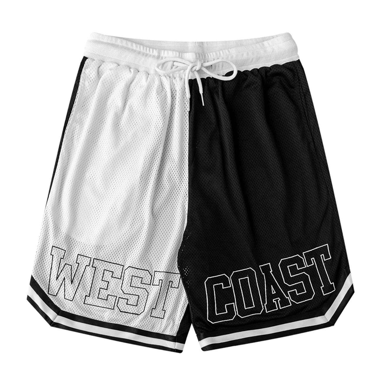 2021 Summer Casual Short Mens Contrast Basketball Shorts Oversized Hip