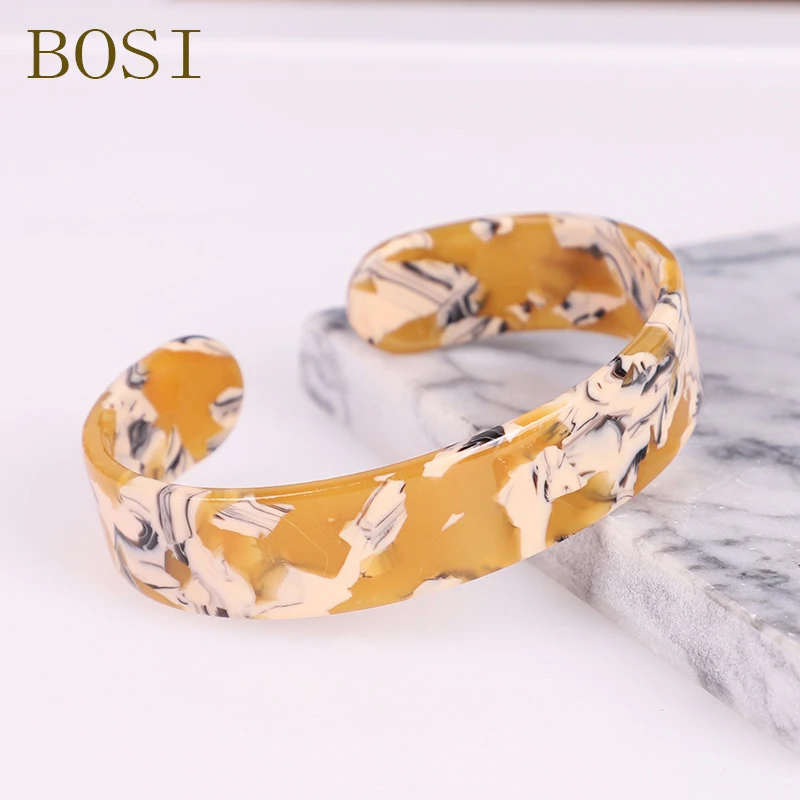 Bangle Bracelet ZA Leopard Print Resin for Women