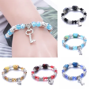 

New high quality fashion Crystal Bracelet Natural stone Bracelet Jewelry bracelets pendant beaded Women's hand bracelet making