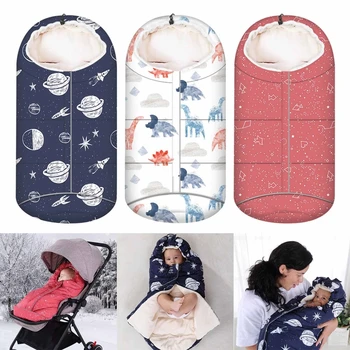 

2020 Baby Infant Stroller Footmuff Windproof Warm Sleeping Bag Swaddle Wrap Blanket A2UB