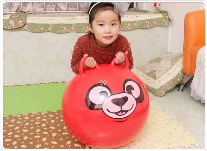 Jump Ball Bouncing Ball Elasticity Children Large Size beng qiu Inflatable Toy Box Thick Ball tiao zhu