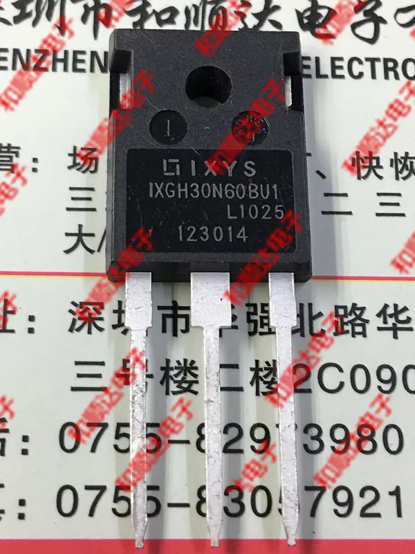 10 шт./лот IXGH30N60BU1 новый запас TO-247 600V 60A | Электронные компоненты и принадлежности
