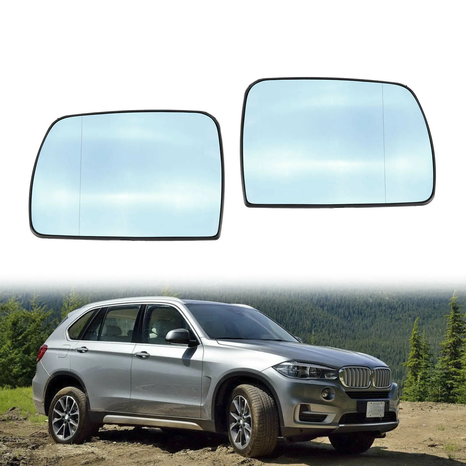 Для BMW X5 series E53 1999 2000 2001 2002 2003 2004 2005 2006 автомобильное боковое синее стекло