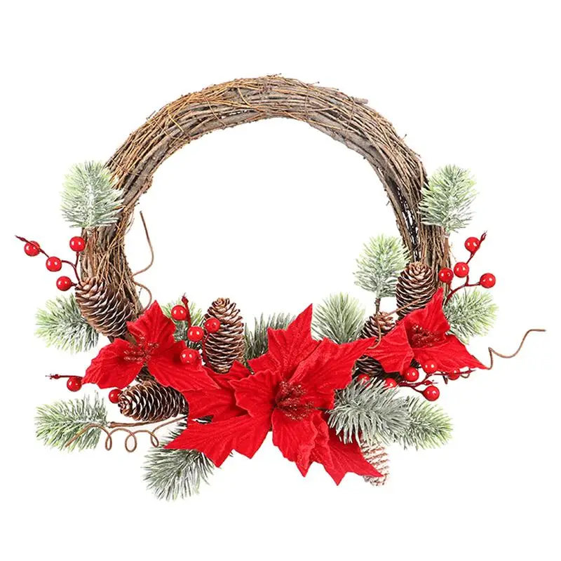 

1 Pc Xmas Wreath Durable Prime High Quality Garland Pendant Christmas Wreath Xmas Garland for Xmas Party