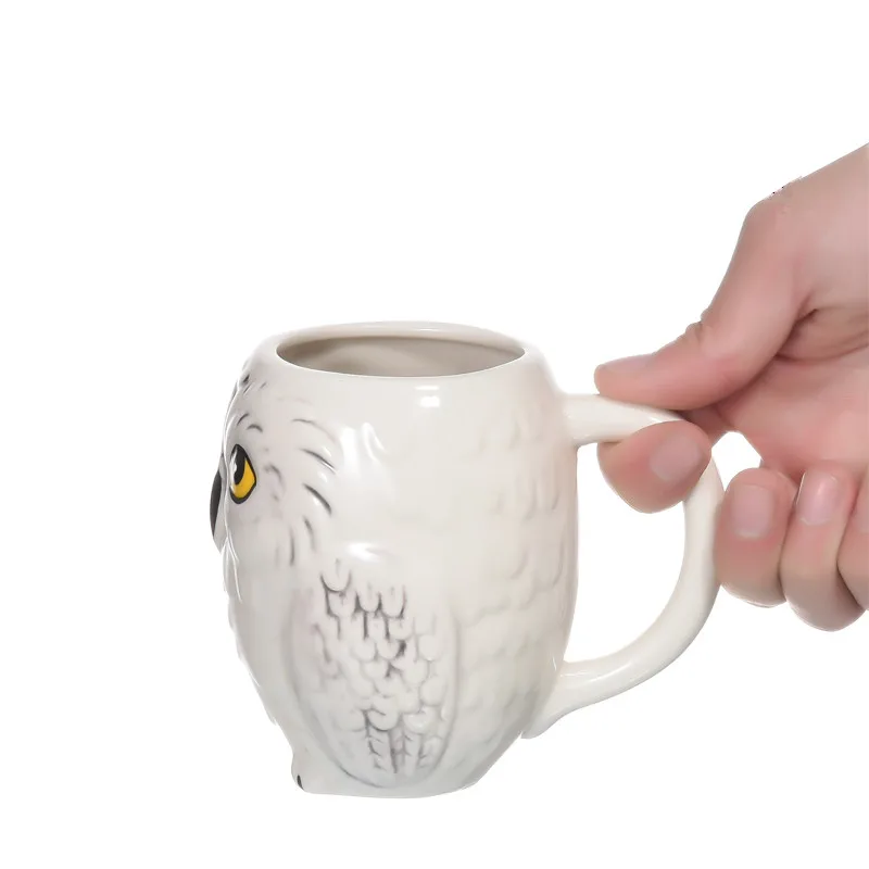 Керамические кружки Hedwig с совами Кружка для кофе молока чая офисные чашки посуда