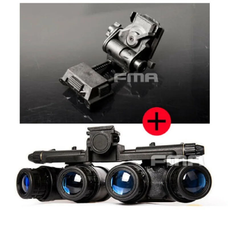 

FMA Tactical Airsoft GPNVG 18 NVG Model + Plastic L4G24 NVG Mount Black