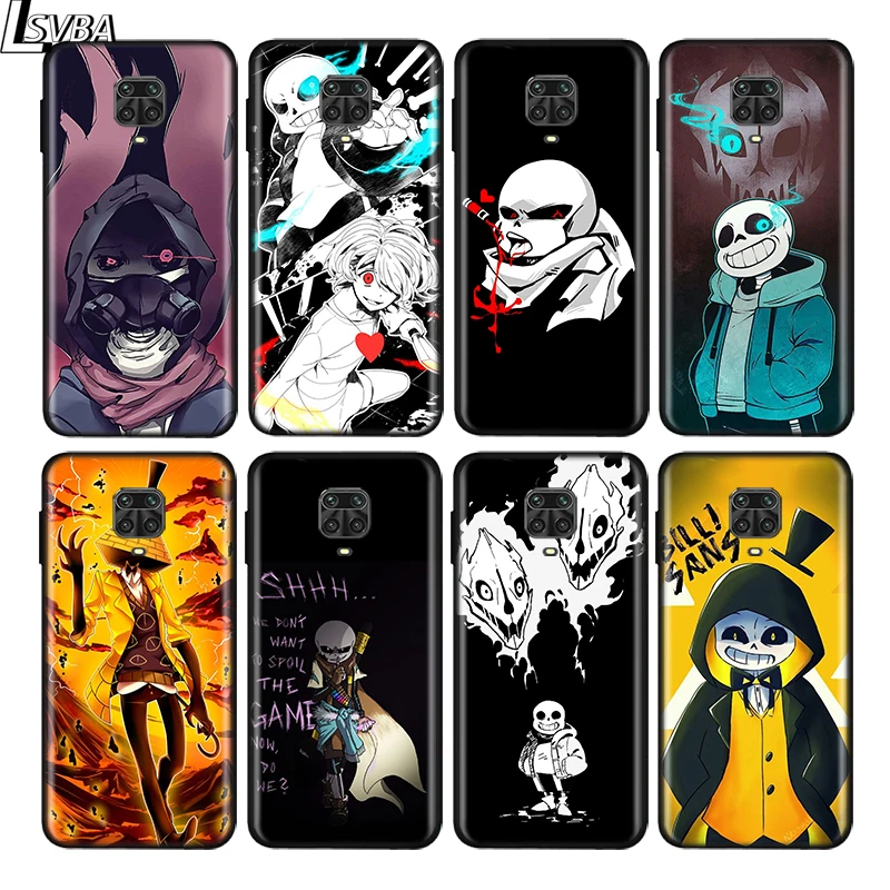 Мягкий силиконовый чехол для телефона Undertale Papyrus Sans Doggo Xiaomi Redmi Note 9 9S 9T 8T 8 7 6 5 Prime Pro