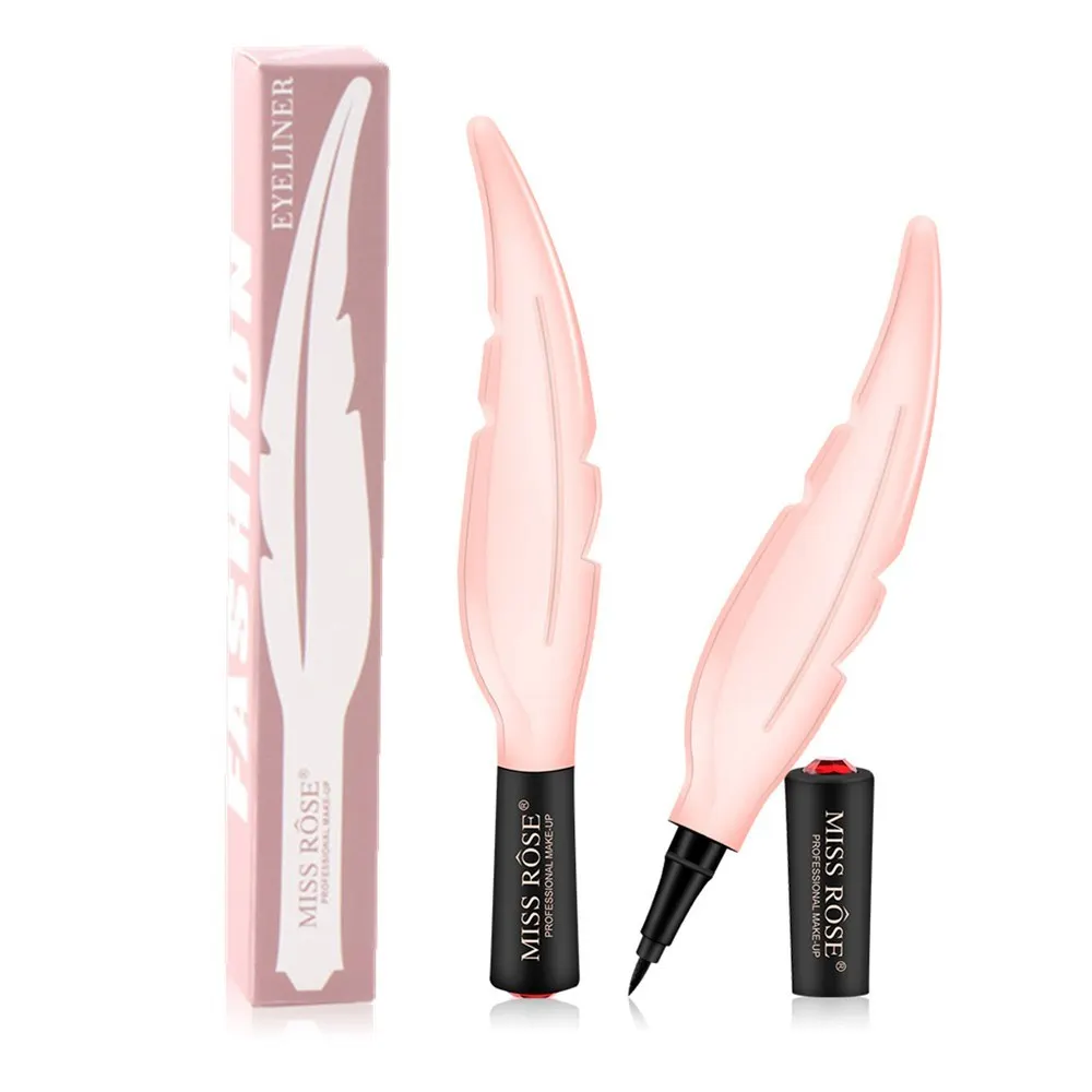 Feather Eyeliner Waterproof Black Liquid Eyeliner Pencil Long Lasting Women Natural Eye Liner Pen Cosmetic Makeup Tool Feather Eyeliner Waterproof Black Liquid Eyeliner Pencil Long Lasting Women Natural Eye Liner Pen Cosmetic Makeup Tool