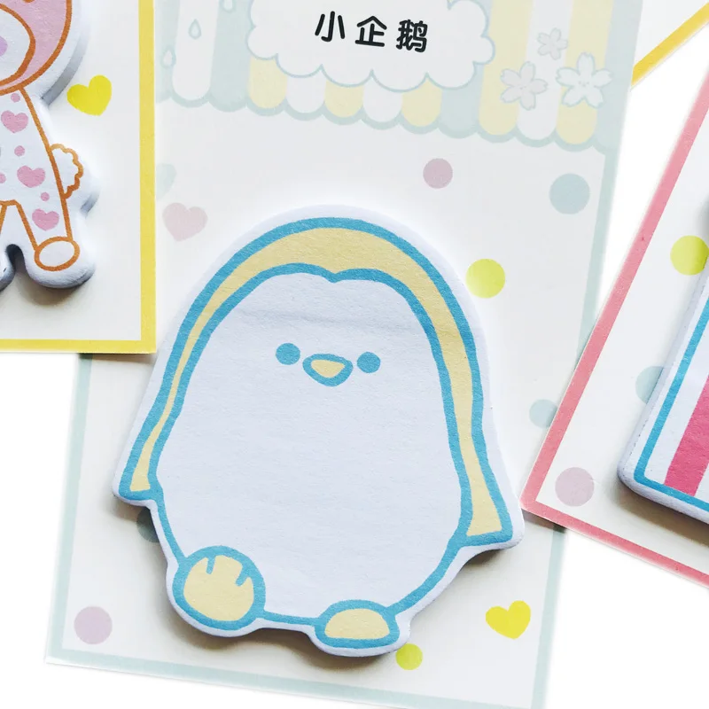 30 страниц Kawaii Пингвин на льду крем Кролик Торт этикетка-Наклейка Набор стикеров для заметок школьные поставки студенческие Канцелярские Товары для детей Подарки