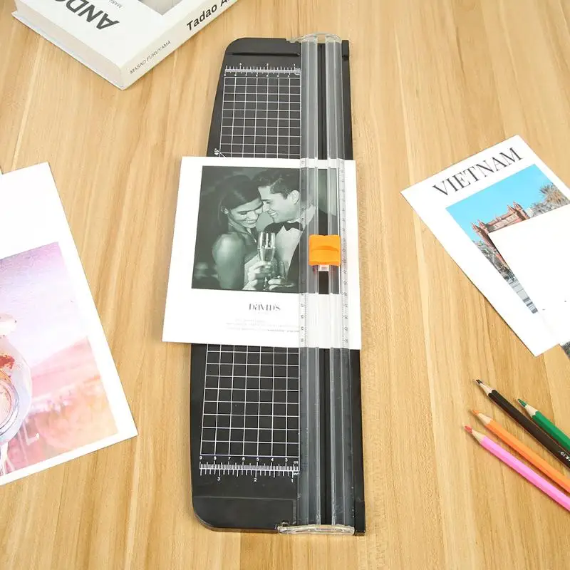 Прочный резак для бумаги A3, высококачественные фото триммеры, пластиковая основа, лезвия для резки карт, удобные инструменты для домашнего ремесла 36,5x13 см