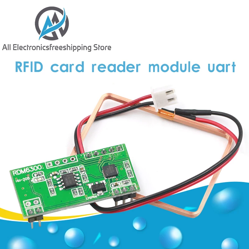 Модуль считывателя ID ключей RFID EM4100 125 кГц RDM6300 (RDM630) для Arduino|Регуляторы