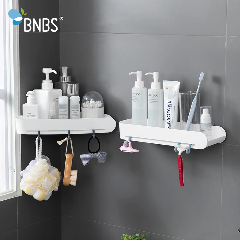 Bathroom Corner Wall Shelf Toiletries Organizer Shampoo Racks