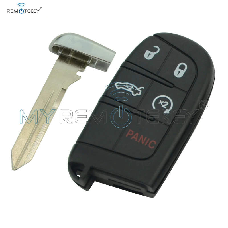 Умный чехол для ключа с 5 кнопками Chrysler 300 Dodge Charger Дротика 2011 2012 2013 2014 M3N 40821302