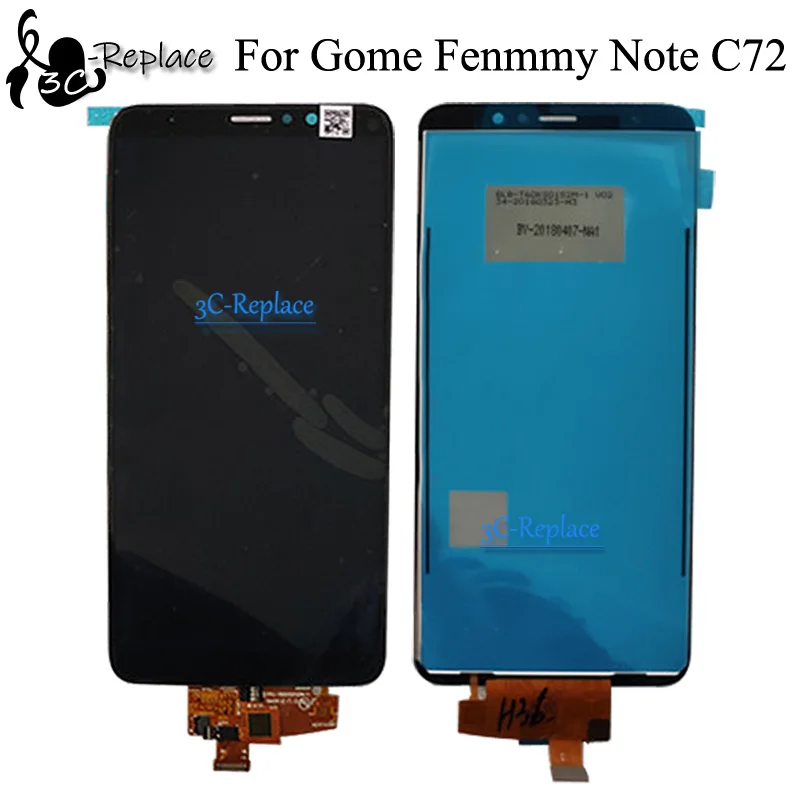 6,0 дюймов черный/белый для Gome Fenmmy Note 4G C72 2018X38A ЖК-дисплей сенсорный экран Объектив дигитайзер сборка Замена