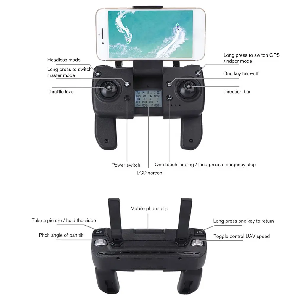 KK12 gps складной Радиоуправляемый Дрон 5G 4K камера WiFi в режиме реального времени Трансмиссия Безголовый режим Радиоуправляемый вертолет самолет радиоуправляемые игрушки