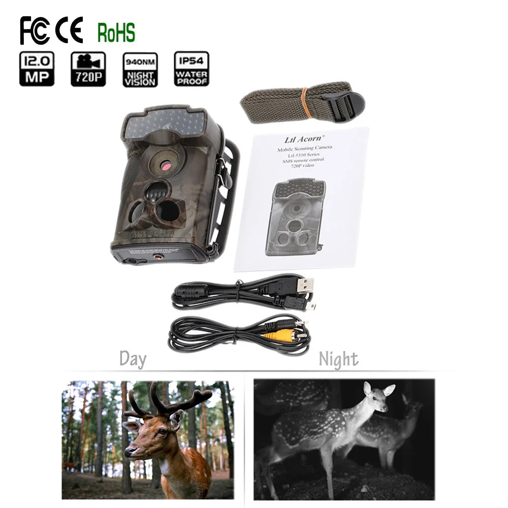 ИТС Acorn 5310A Trail игра «разведка» Дикая Охота 12MP HD цифровая камера 940nm IR светодиодный видеорегистратор непромокаемый