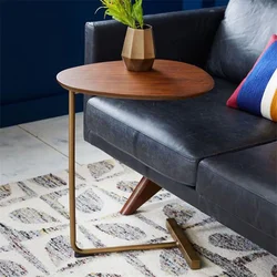 Table basse ovale créative pour salon et chambre à coucher, mobilier de maison 