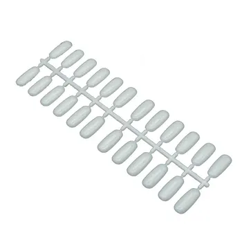 

24Pcs 24 Color Solid Nail Samples Simple Solid Colors Short False Nail Tips Nail Decoration False Nail Row