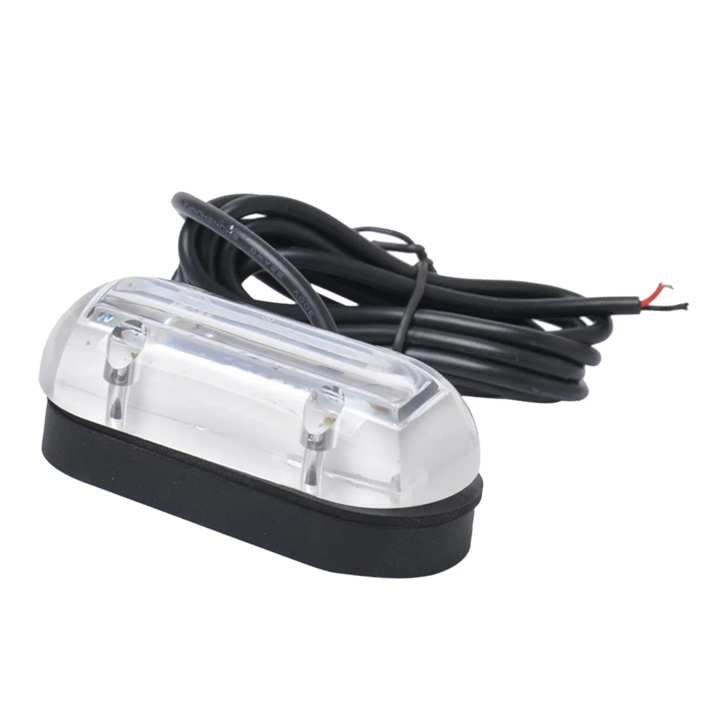 12V Пластик 1,1 Вт синий подводный светодиодный светильник для лодки/морской/яхты/Рыбалка