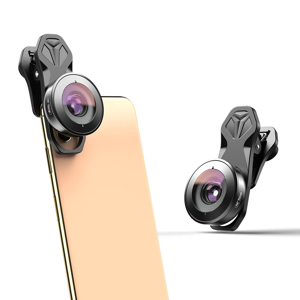 Apexel 195 градусов объектив рыбий глаз видеокамеры для двух линз один iPhone Pixel Samsung Galaxy